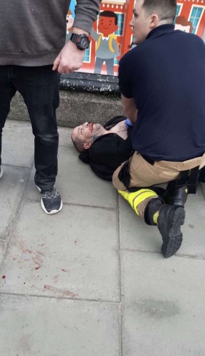 Algerian Man Being Arrested Who Stabbed Three ChildrenInDublin 23rd November 2023