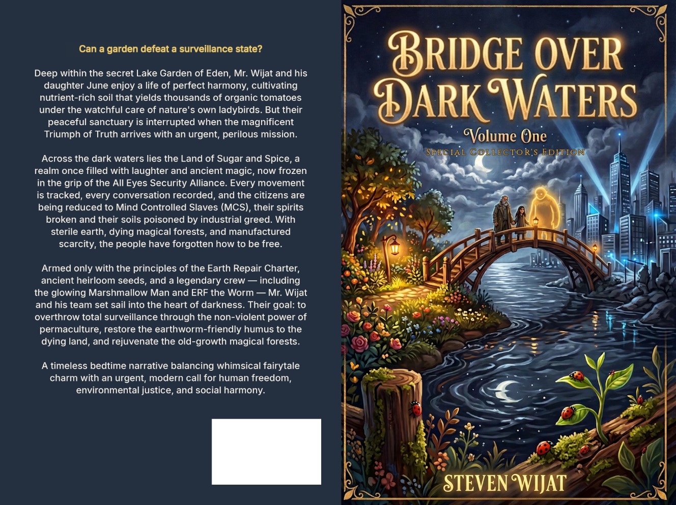 Bridge Over Dark Wates Printers Back And Front Wrap Bridge Over Dark Wates Printers Back And Front Wrap