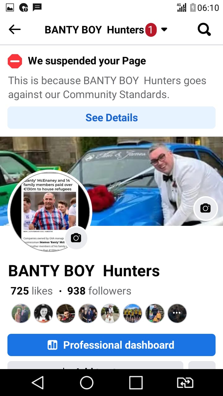 Banty Boys Facebook Banned.By CIA Run FaceBook Page1